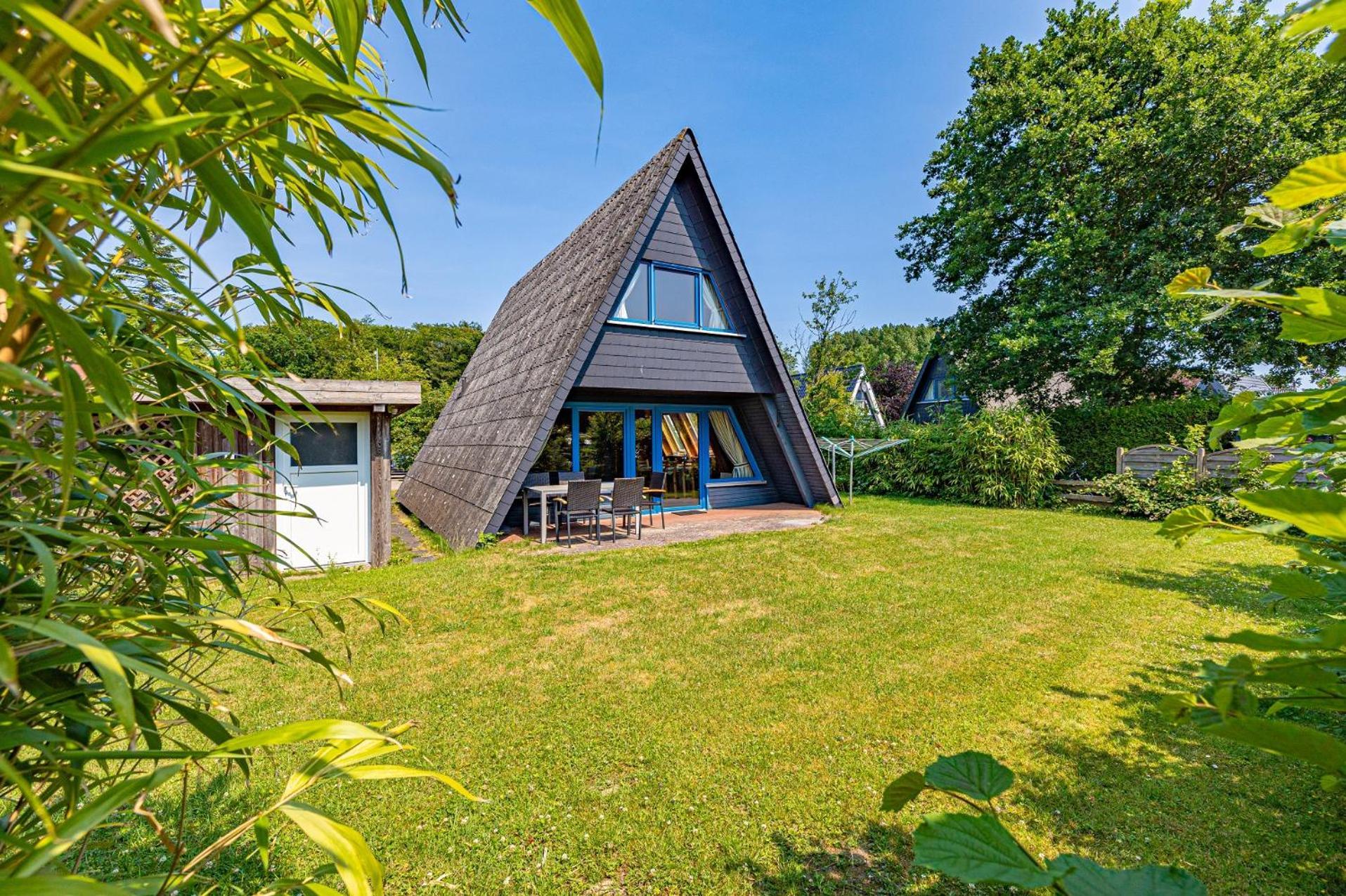 Luett Hus - Zeltdachhaus In Strandnaehe Damp Bagian luar foto