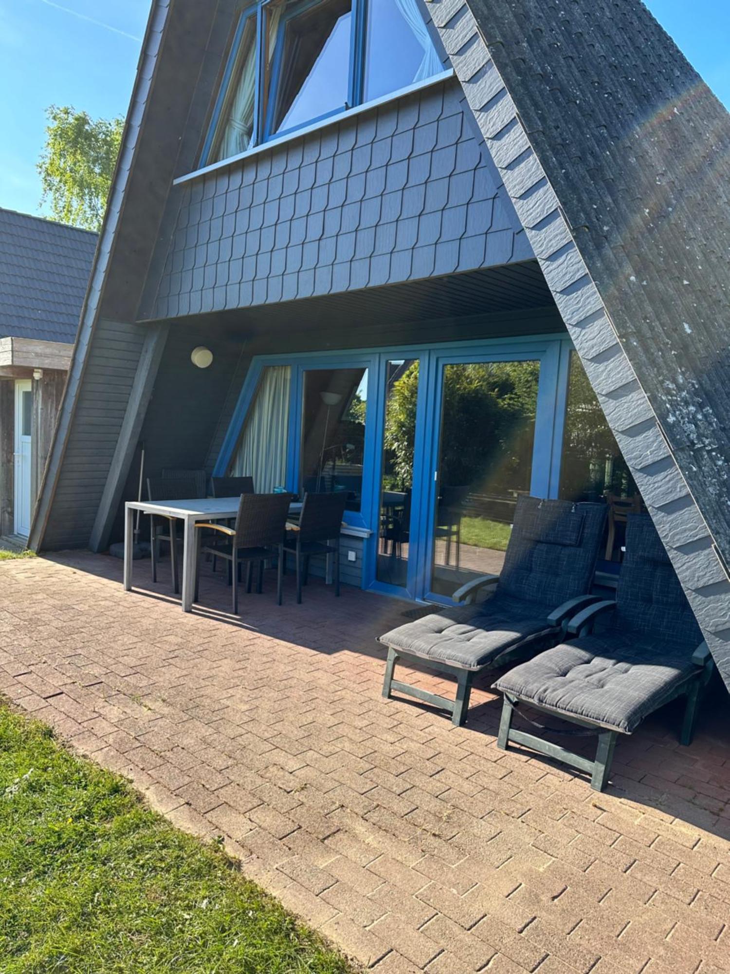 Luett Hus - Zeltdachhaus In Strandnaehe Damp Bagian luar foto